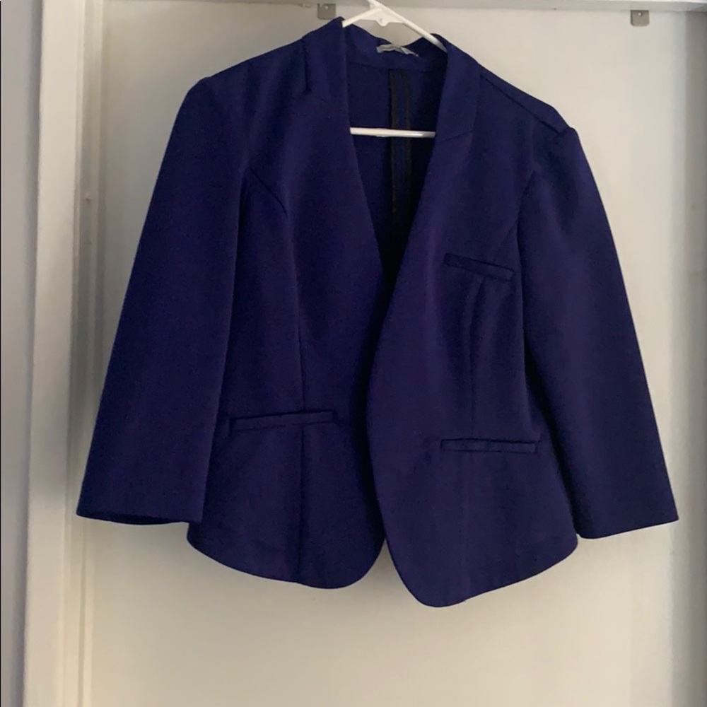 Royal blue blazer